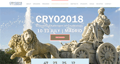 Desktop Screenshot of cryo2018.com